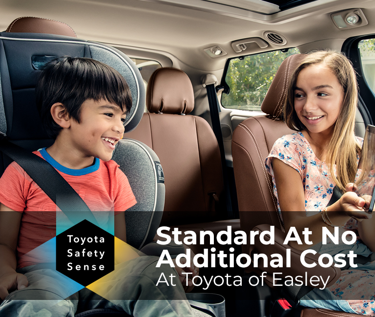 Toyota Safety Sense: Standard at No Additional Cost at Toyota of Easley