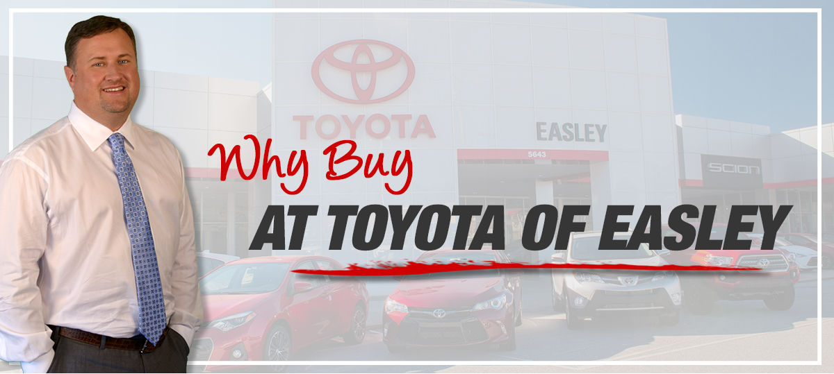 Why Buy at Toyota of Easley